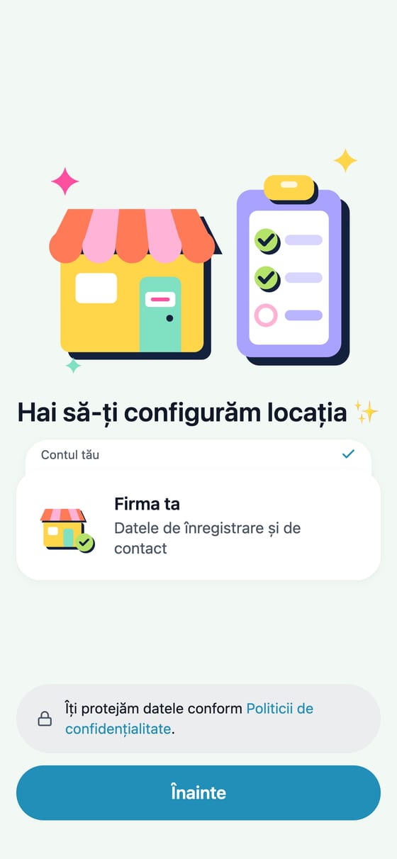 Aplicația TempDash Business: configurarea unei afaceri
