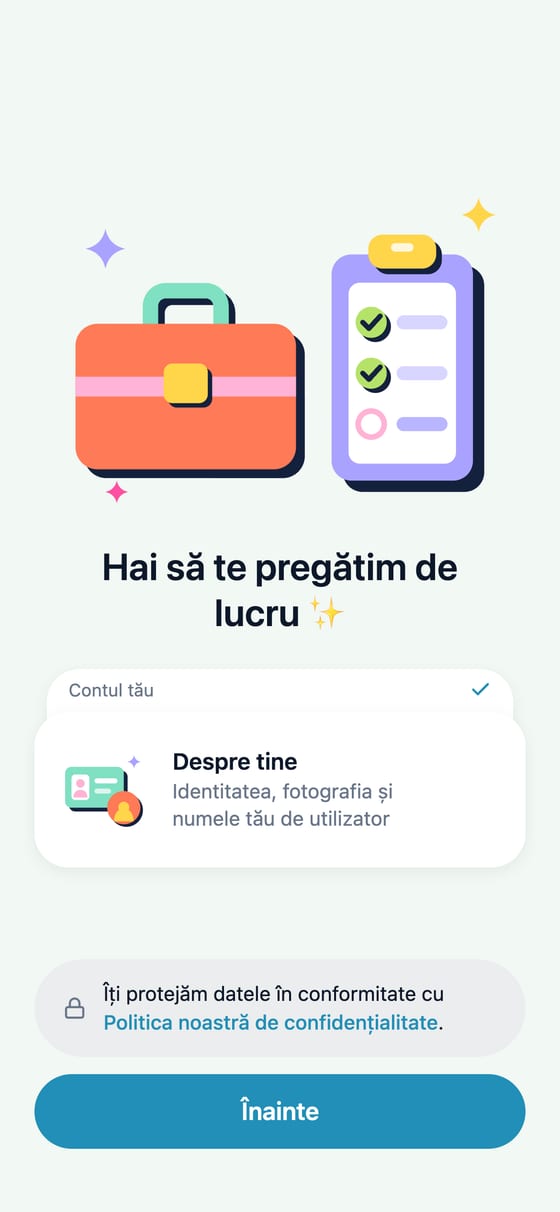 Aplicația TempDash: pregătirea pentru lucru